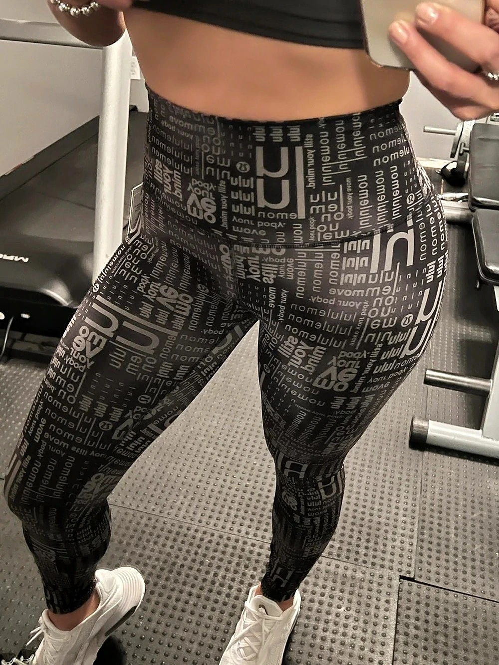 lululemon Still Mind Tight *28" Women's Black & White Leggings